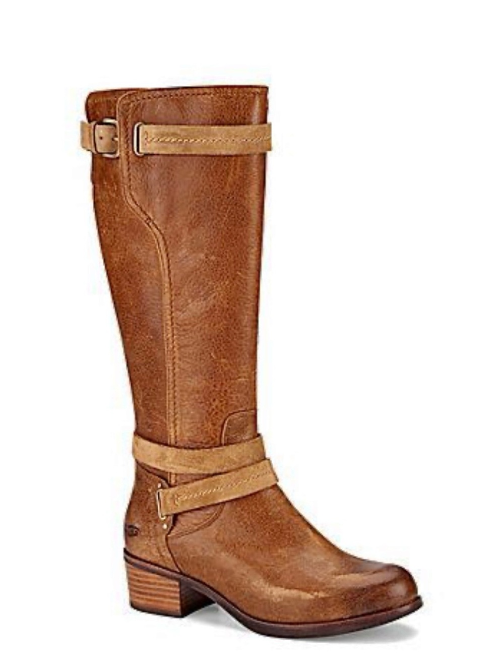 UGG Australia Darcie Leather Riding Boots
